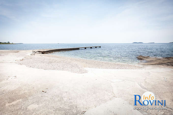Beaches in Rovinj: Tourist settlemet Villas Rubin